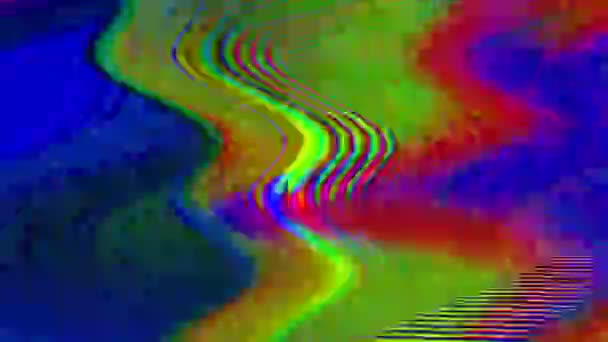 Spellbinding mönster ljus omvandlingar holografisk bakgrund. — Stockvideo