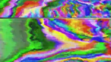 Büyüleyici bozuk ışık sızıntıları parıldayan arka plan. 