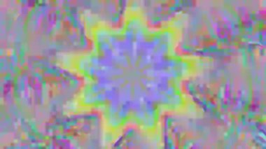 Soyut karikatür kaleydoskop ışık sızıntısı yanardöner arka plan. 