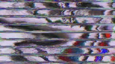 Hipnotize bozuk kötü tv etkisi, parıldayan arka plan. 