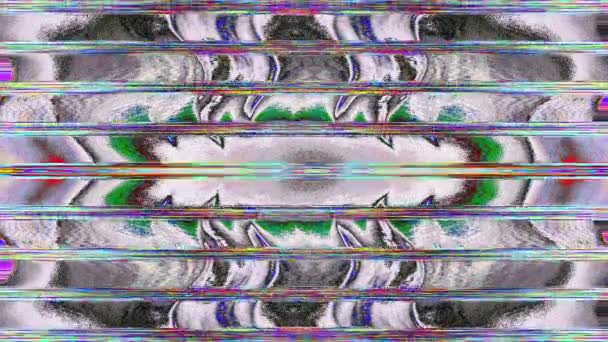 Abstrato distorcido luz vazamento fundo iridescente . — Vídeo de Stock