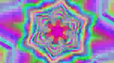 Çok renkli desenli ışık dönüşümleri parıldayan arka plan. 