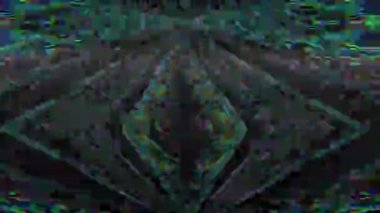 Soyut kaleydoskop parlama holografik arka plan. 