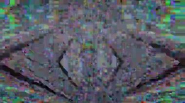 Çok renkli çarpık prizma yansımaları holografik arka plan. 