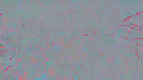 Анотація спотворених кристалічних відображень голографічного фону . — стокове відео