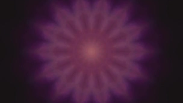 Abstraktes Kaleidoskop Licht durchsickert glitzernden Hintergrund. — Stockvideo