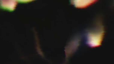 Hipnotize edici hata taklit alevi holografik arkaplan. 