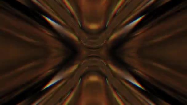 Multi-colorido caleidoscópio luz vazamentos fundo cintilante . — Vídeo de Stock