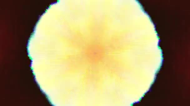 Різнокольоровий калейдоскоп спалахує райдужний фон . — стокове відео