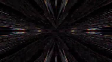 Kaleydoskop vintage bilim kurgu zarif ışıltılı arka plan.