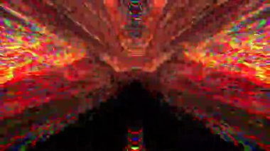 Farklı renkli kristal cyberpunk zarif parıldayan arka plan. 