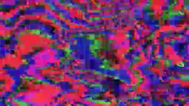 Spellbinding glitch imitación luz fugas fondo iridiscente . — Vídeo de stock