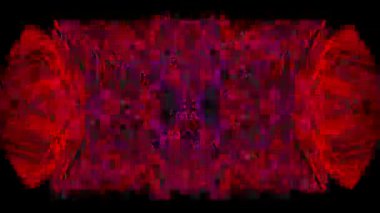 Canlı soyut kozmik geometrik arka plan.