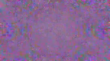Çok renkli glitch taklit ışık dönüşümleri yanardöner arka plan. 