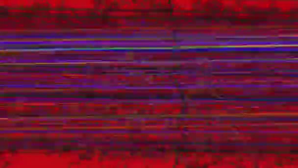 Mehrfarbige Muster flackern ausgefallenen Hintergrund. Looping-Animation. — Stockvideo