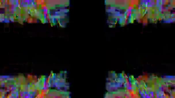 Résumé mauvais effet de voyage transformation de la lumière fond scintillant .