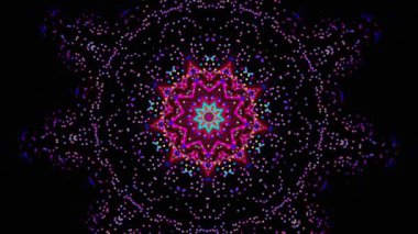 Çok renkli kötü yolculuk etkisi ışık sızıntıları holografik arka plan. 