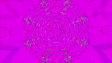 Renkli veri aksaklık Neon cyberpunk parıldayan arka plan. 