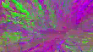 Canlı psychedelic dinamik nostaljik ışıltılı arka plan.