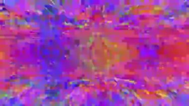 Dijital hata veri geometrik nostaljik parıltılı arka plan.