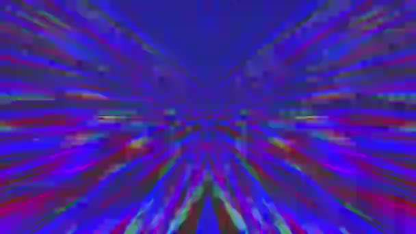 Casual ψυχεδελική δυναμική νοσταλγική shimmering φόντο. — Αρχείο Βίντεο