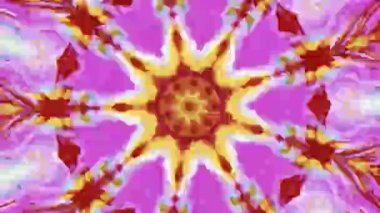 Hipnotik yaratıcı süs nostaljik ışık dönüşümleri. 