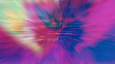 Soyut kötü yolculuk etkisi veya ışık sızıntısı ışıltılı arka plan. 