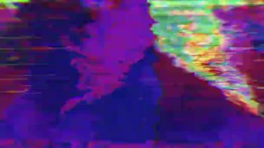 Büyüleyici kötü tv taklidi veya ışık sızıntısı holografik arka plan.