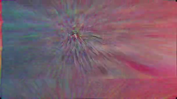 Multicolorida artística dinâmica nostálgica vídeo . — Vídeo de Stock