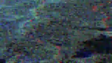 Hipnotik vintage bilimkurgu moda parıldayan arka plan. 