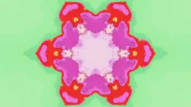 Çok renkli bozuk ışık kaçağı holografik arka plan. 