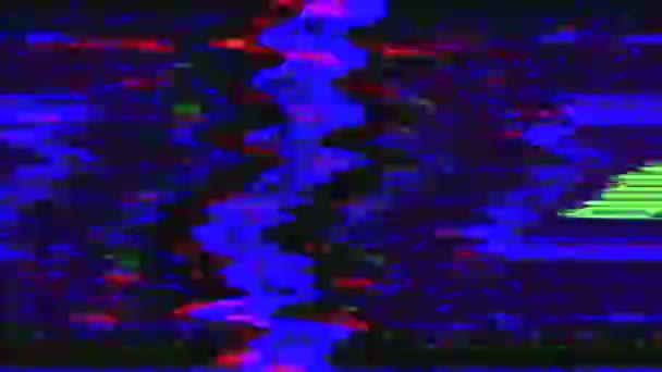 Vibrante erreur de données fond holographique nostalgique dynamique. 