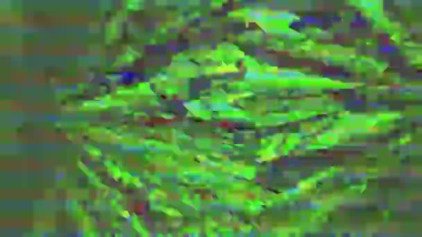 芸術的なネオンサイバーパンク光変換の変革. — ストック動画