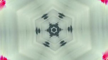 Çok renkli dinamik fütüristik rüya gibi parıldayan süs. 