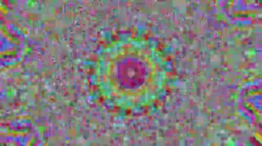 Süs neon bilimkurgu moda holografik arka plan. 