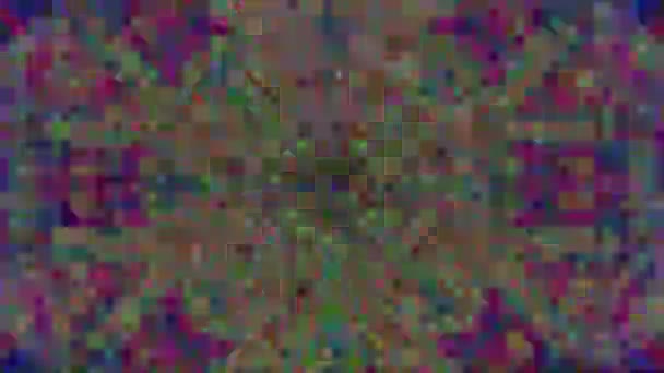 Kaléidoscope vidéo nostalgique fractale expressive . 