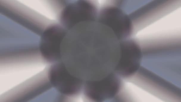 Multi-gekleurde geometrische cyberpunk dromerige holografische sieraad. — Stockvideo
