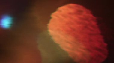 Renkli bokeh nostaljik psychedelic holografik süs.