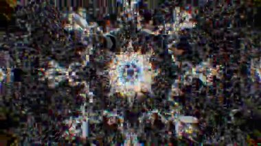 Vintage fütüristik zarif yanardöner desen dönüştürme. 