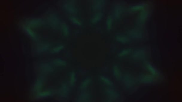 Геометрический киберпанк-калейдоскоп элегантный блестящий фон. — стоковое видео