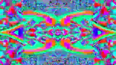 Kaleydoskop şenlikli trendy hareket arka plan, ışık sızıntıları.