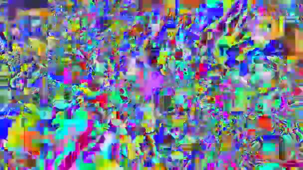 Multicolorido dinâmico moderno cintilante fundo, vazamentos de luz . — Vídeo de Stock