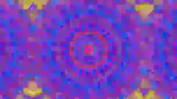Многоцветный геометрический элегантный блестящий фон . — стоковое видео