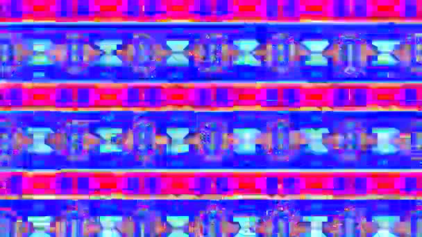 Veelkleurige Sci-Fi elegante iriserende achtergrond. Fantastische holografische patroon. — Stockvideo