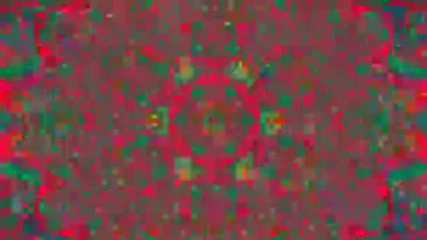 Kaleidoscope geometrical dreamy iridescent background. — Stock Video