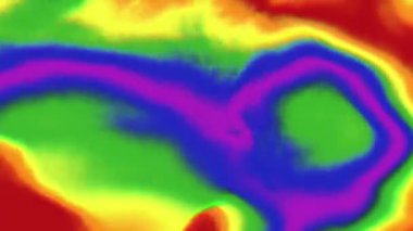 Çok renkli yaratıcı dinamik cyberpunk video. 