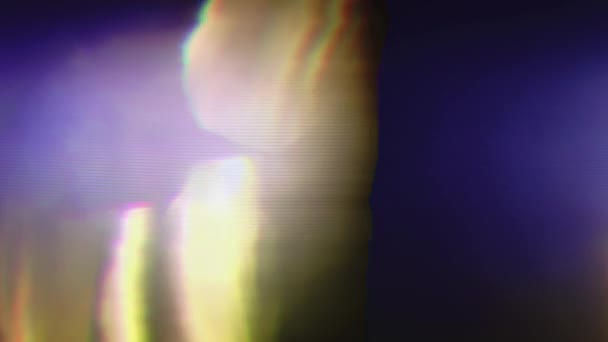 Casual cyberpunk psichedelico sfondo iridescente . — Video Stock