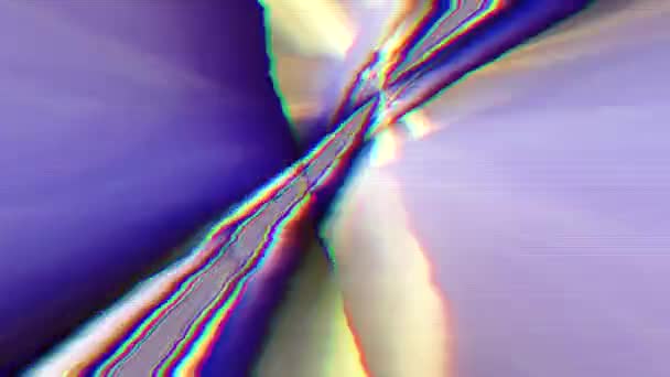 Bad tv effect. Transforming vintage elegant shimmering background. — Stock Video