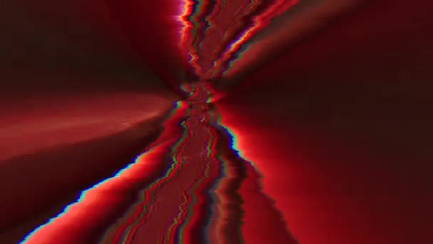 Glitch datamosh astratto sfondo digitale colorato . — Video Stock