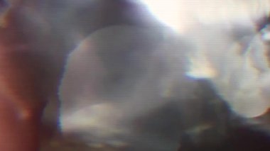 Soyut bokeh fütüristik psychedelic parıltılı desen. 